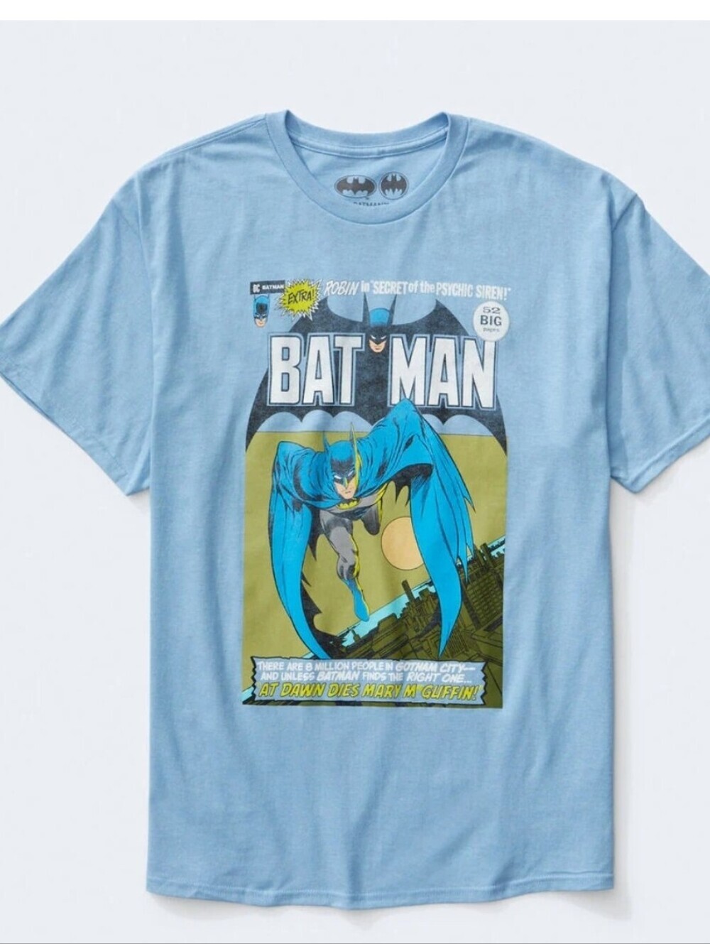 Batman Comic Graphic Tee Unisex Fit - Picture 1 of 4